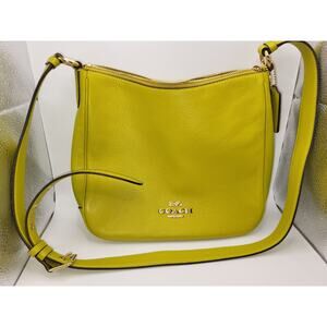 NWOT Coach Ellie File Crossbody Bag Purse Olive Green #M2278-C1648
